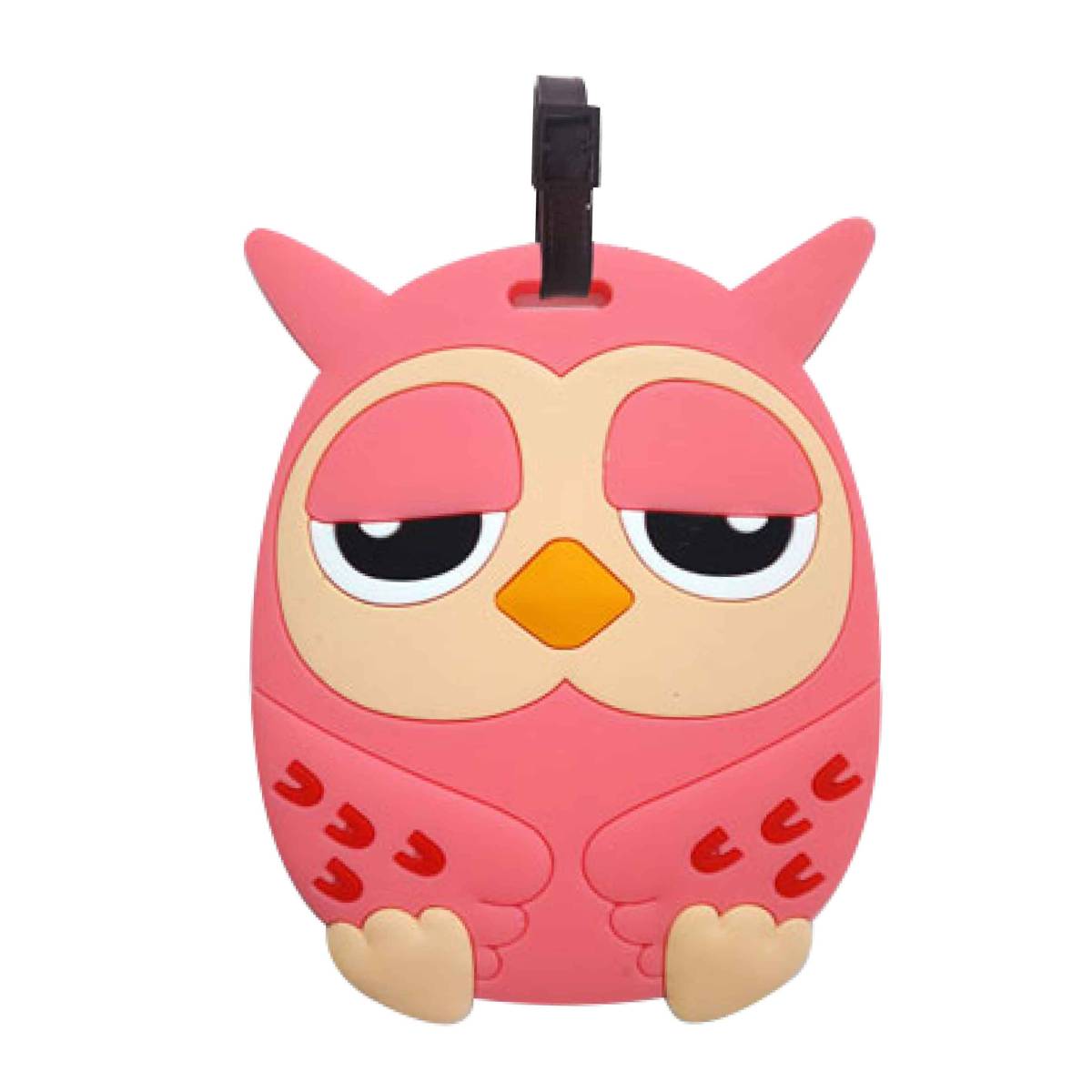 Bag Tag - Pink Owl