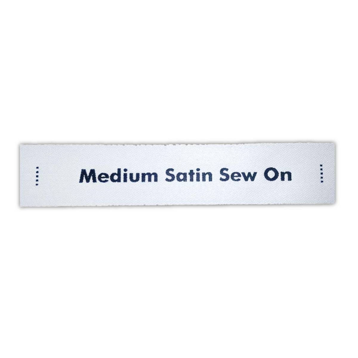 Medium Satin Sew On Labels