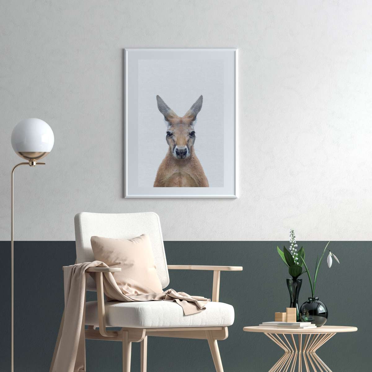 Kangaroo Wall Art Print