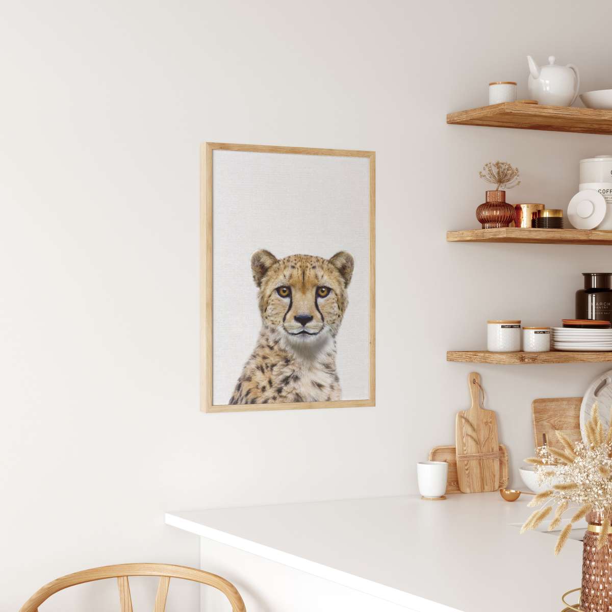Safari Cheetah Wall Art Print