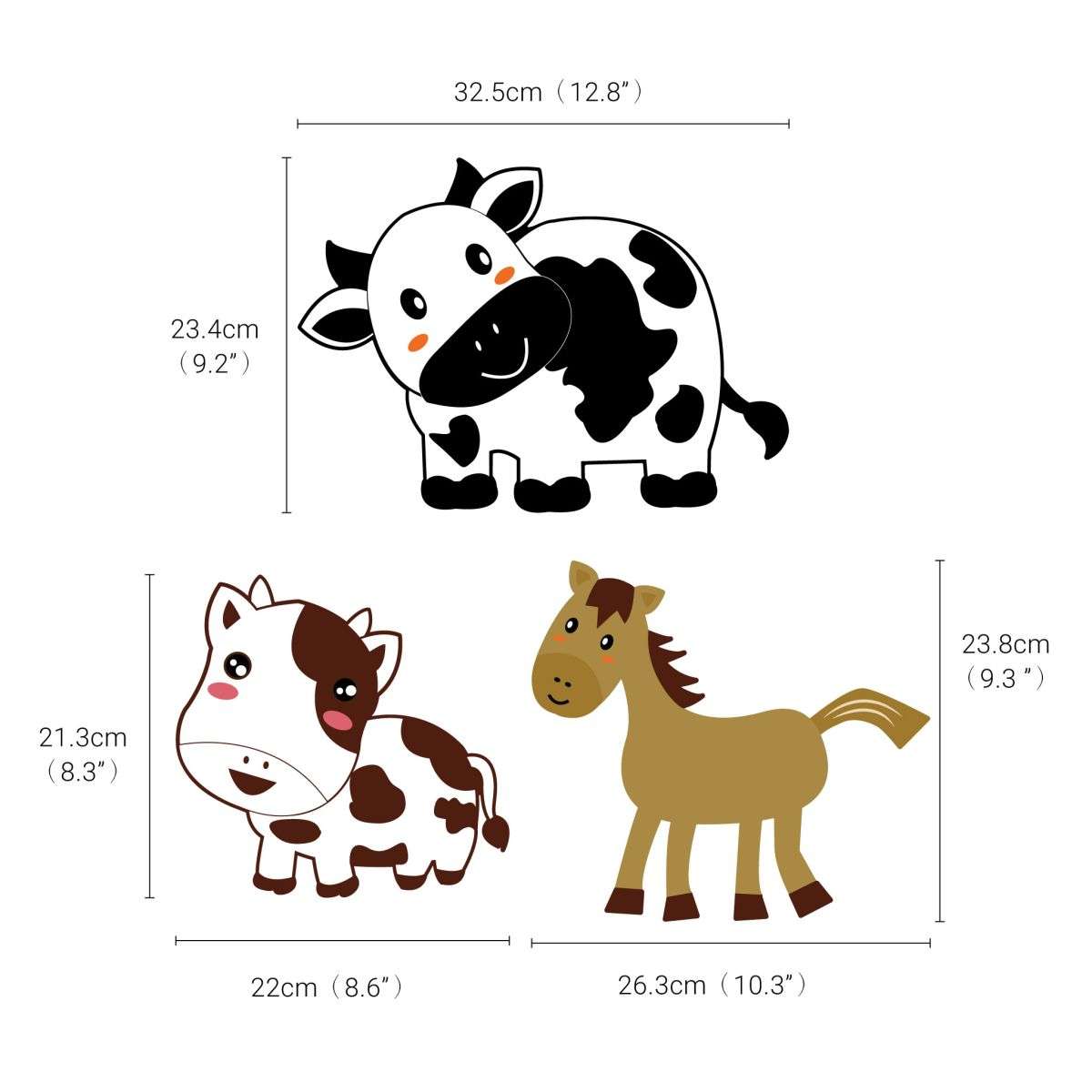Farm Animals Wall Stickers