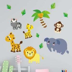 Jungle Animals Wall Stickers