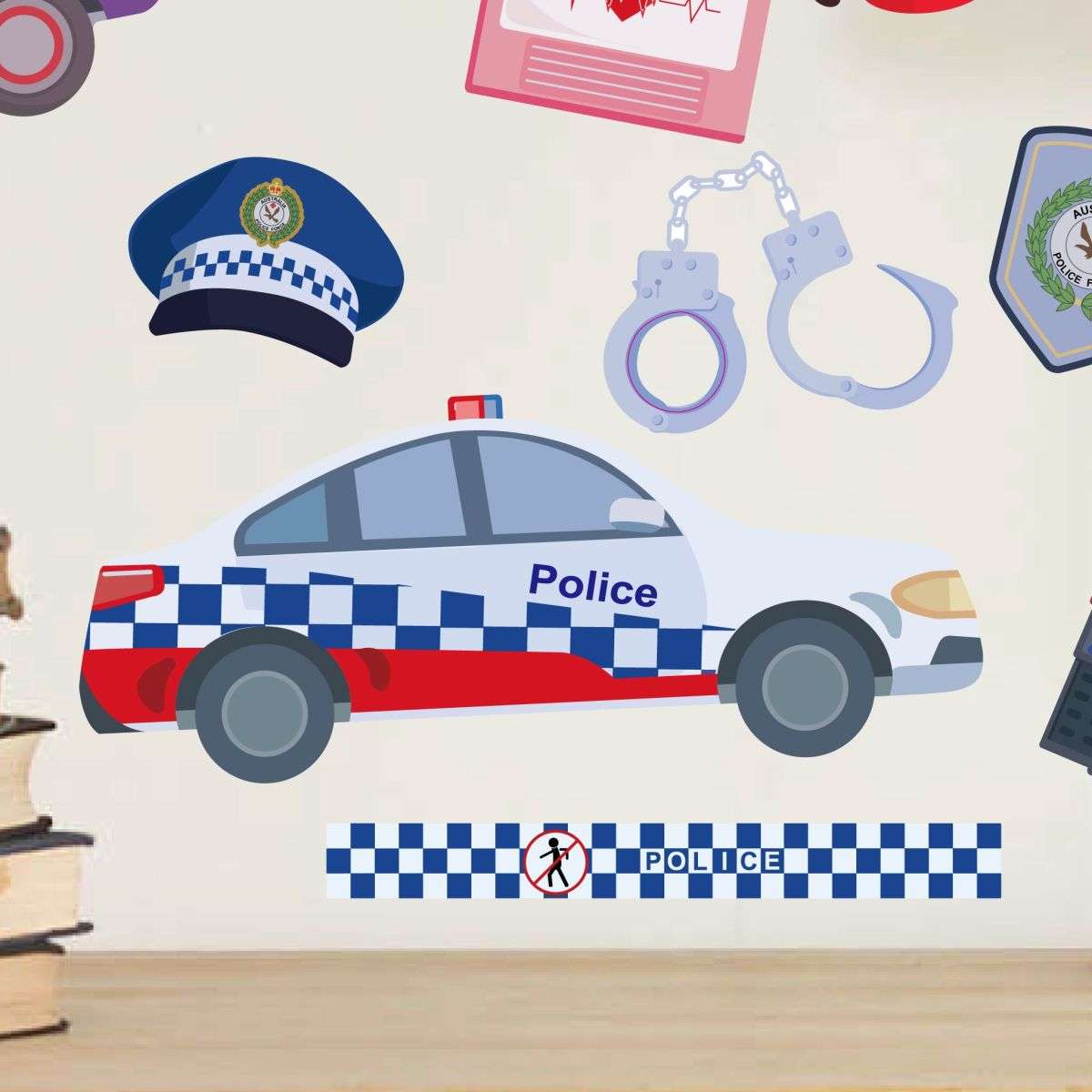 Emergency Cars Wall Stickers