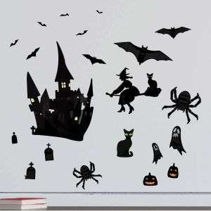 Halloween Castle Wall Stickers