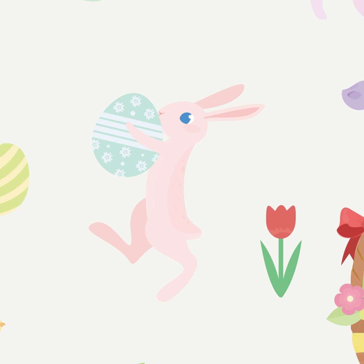 Easter Eggs & Bunnies Wall Stickers