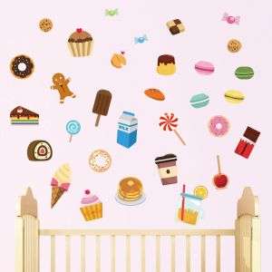 Desserts & Pastries Wall Stickers