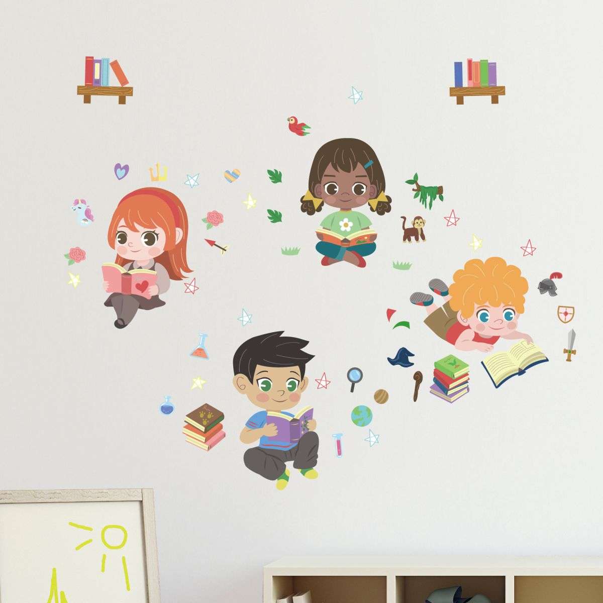 Book Lovers Wall Stickers